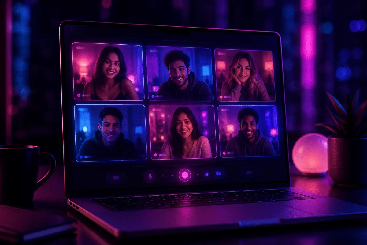 Talk to strangers online